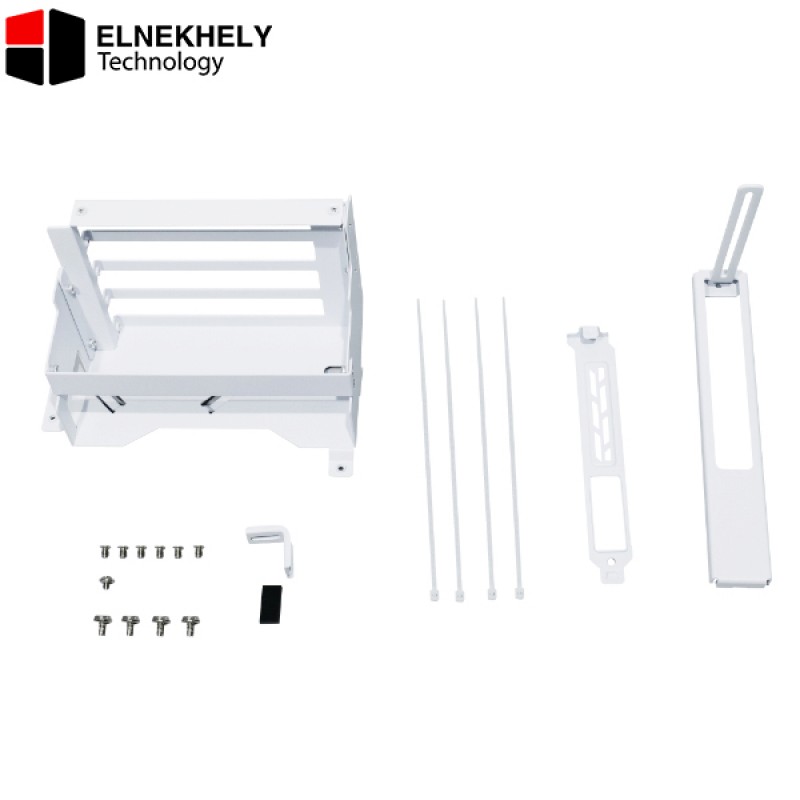 Lian Li O11 Dynamic EVO XL Upright GPU Bracket – 4-Slot Vertical Graphics Card Holder – white Supports GPUs up to 358mm Lian Li O11 Dynamic EVO XL Upright GPU Bracket – 4-Slot Vertical Graphics Card Holder – white Supports GPUs up to 358mm