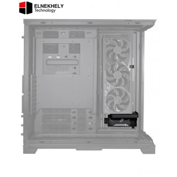 Lian Li O11 Dynamic EVO XL Upright GPU Bracket – 4-Slot Vertical Graphics Card Holder – Black Supports GPUs up to 358mm