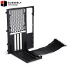 Lian Li O11D Vertical GPU Bracket Kit with PCIe 4.0 Riser Cable – Steel Construction, 200mm Cable – Black
