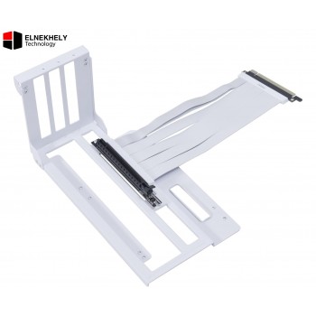 Lian Li A3 m-ATX Vertical GPU Kit – PCIe 4.0 Riser Cable, 3-Slot Steel Bracket, 200mm Cable – Black or White