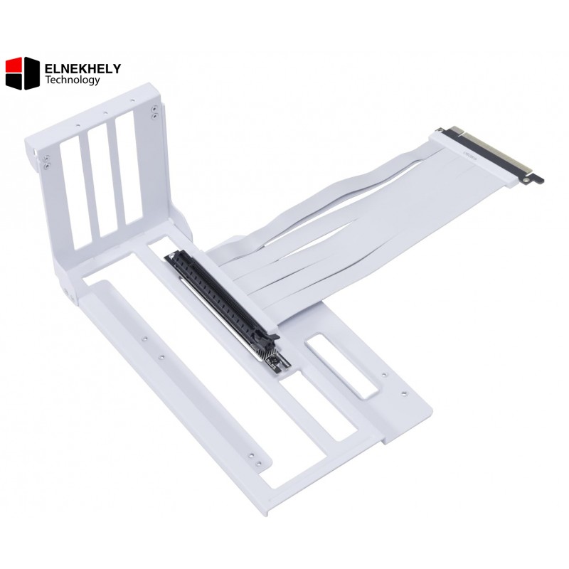 Lian Li A3 m-ATX Vertical GPU Kit – PCIe 4.0 Riser Cable, 3-Slot Steel Bracket, 200mm Cable – Black or White Lian Li A3 m-ATX Vertical GPU Kit – PCIe 4.0 Riser Cable, 3-Slot Steel Bracket, 200mm Cable – Black or White