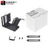 Lian Li Universal 4-Slot Vertical GPU Holder Kit with PCIe Gen 4 Riser – For O11D, LANCOOL, Odyssey X – Black Lian Li Universal 4-Slot Vertical GPU Holder Kit with PCIe Gen 4 Riser – For O11D, LANCOOL, Odyssey X – Black
