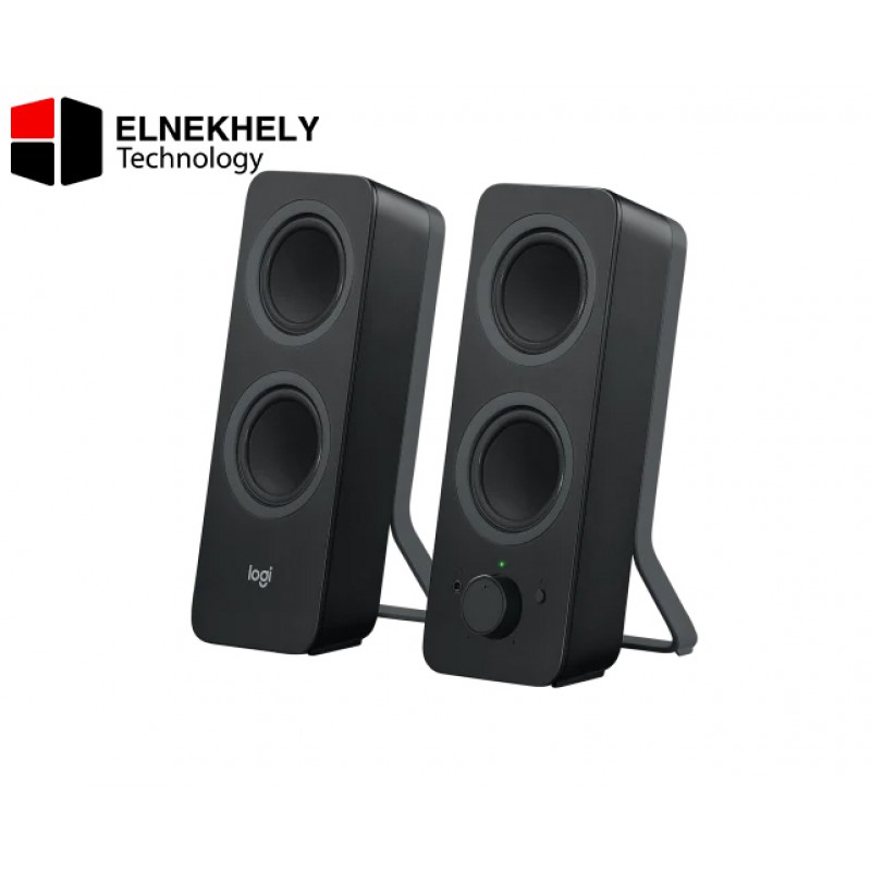 Logitech Z207 Bluetooth Computer Speakers, 2.0 Stereo, 10W Peak Power, Easy-Switch, Dual Device Pairing, 3.5mm Input – Black