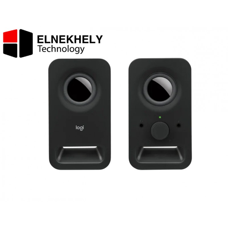 Logitech Z150 Stereo Speakers with 3W RMS Power, Compact 2.0 Channel Desktop Speakers, Clear Audio for PC, Laptop, and Music – Black