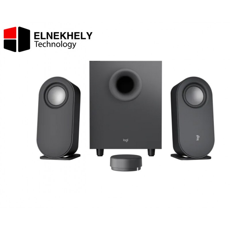 Logitech Z407 Bluetooth 2.1 Speaker System with Powerful Subwoofer, Wireless Control Dial, and Multi-Device Connectivity