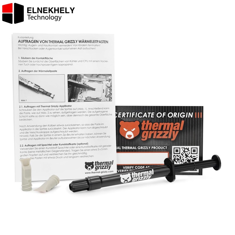 Thermal Grizzly Kryonaut Extreme Thermal Paste 2 Gram Thermal Grizzly Kryonaut Extreme Thermal Paste 2 Gram