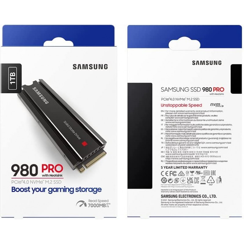 980 1tb Nvme Ssd Samsung 980 SAMSUNG 980 PRO SSD With Heatsink 1TB