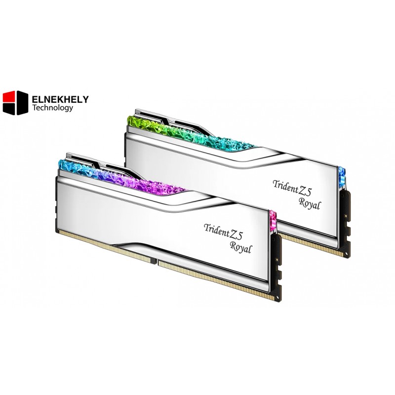 G.SKILL Trident Z5 Royal DDR5 64GB (2x32GB) 6400MT/s CL32 Intel XMP Desktop Memory Kit – F5-6400J3239G32GX2-TR5S