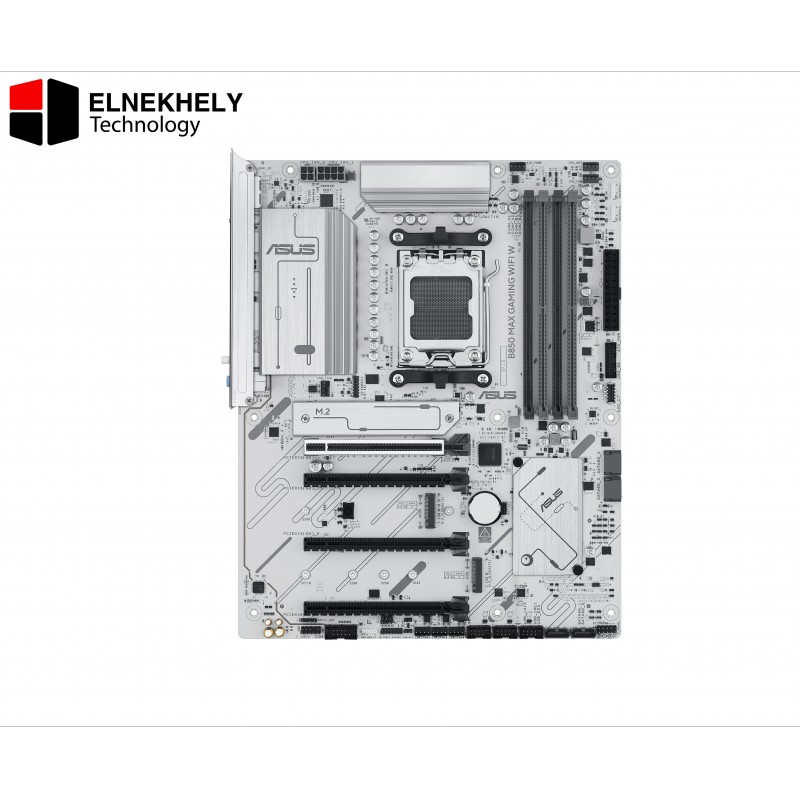 Asus B850 MAX Gaming WIFI W (Socket AM5) ATX Motherboard, DDR5 8000+MT/s, PCIe 5.0, Wi-Fi 6E 2.5Gb LAN, Aura Sync RGB Asus B850 MAX Gaming WIFI W (Socket AM5) ATX Motherboard, DDR5 8000+MT/s, PCIe 5.0, Wi-Fi 6E 2.5Gb LAN, Aura Sync RGB