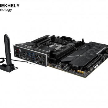 ASUS ROG STRIX X870E-H GAMING WIFI7 – ATX Motherboard, AMD Socket AM5, DDR5 8000+MT/s, PCIe 5.0, 4x M.2, Wi-Fi 7, 5Gb LAN, USB4, Aura Sync RGB