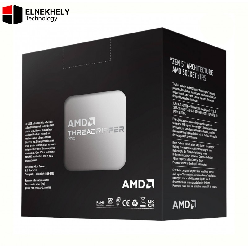 AMD Ryzen Threadripper PRO 9965WX Processor (24 Cores / 48 Threads / 5.4GHz) - sTR5 AMD Ryzen Threadripper PRO 9965WX Processor (24 Cores / 48 Threads / 5.4GHz) - sTR5