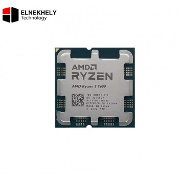 AMD Ryzen 5 7600 Tray Processor – 6 Cores, 12 Threads, Up to 5.1GHz Boost, 32MB Cache, AM5 Socket, Zen 4 Architecture, PCIe 5.0, 65W TDP
