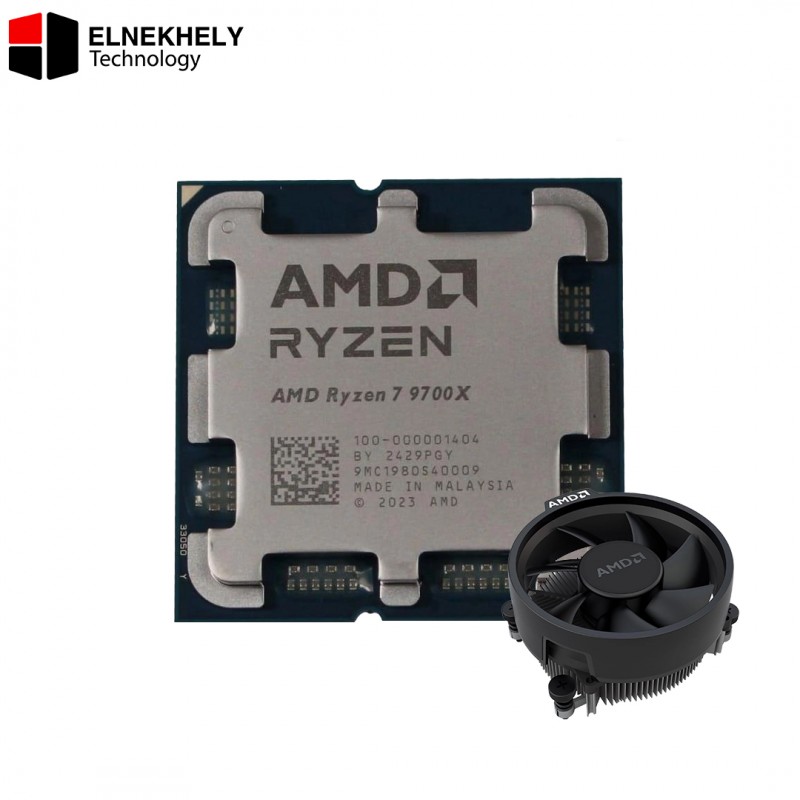 AMD Ryzen 7 9700X MPK Desktop Processor with Fan Tray – 8-Core 16-Thread, 5.5GHz Boost, Zen 5, AM5 Socket, 65W TDP