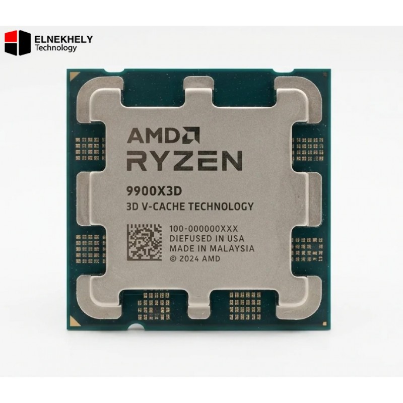 AMD Ryzen 9 9900X3D 12 Cores 24 Threads Up to 5.5GHz 140MB Cache AM5 MPK Processor AMD Ryzen 9 9900X3D 12 Cores 24 Threads Up to 5.5GHz 140MB Cache AM5 MPK Processor