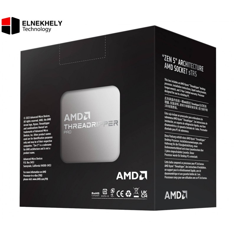 AMD Ryzen Threadripper PRO 9985WX – 64-Core, 128-Thread sTR5 Workstation CPU with 5.4GHz Boost & 256MB Cache for Extreme Professional Performance
