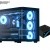 AeroCool P500C Mid-Tower Gaming Case + PSU Lux Pro 750W Bronze - Black