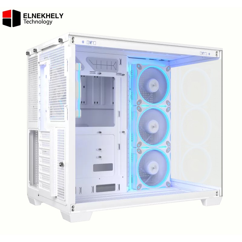 ASUS A32 Plus ARGB Dual-Chamber Gaming Case (White Edition) ASUS A32 Plus ARGB Dual-Chamber Gaming Case (White Edition)
