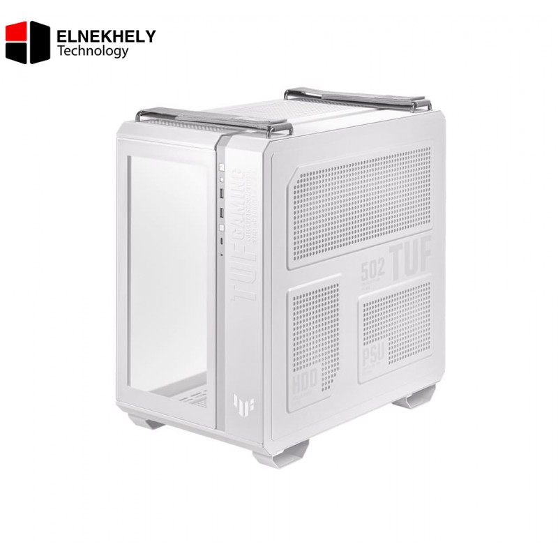 Asus TUF Gaming GT502 White Mid Tower Case – Dual-Chamber Design Asus TUF Gaming GT502 White Mid Tower Case – Dual-Chamber Design