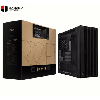 ASUS ProArt PA602 Wood Edition Tempered Glass E-ATX Mid Tower Case - Black