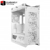 ASUS ROG Strix Helios II White Edition Mid Tower Gaming Case – EATX Support, Tempered Glass, 4 Pre-Installed Fans, ARGB Lighting ASUS ROG Strix Helios II White Edition Mid Tower Gaming Case – EATX Support, Tempered Glass, 4 Pre-Installed Fans, ARGB Lighting