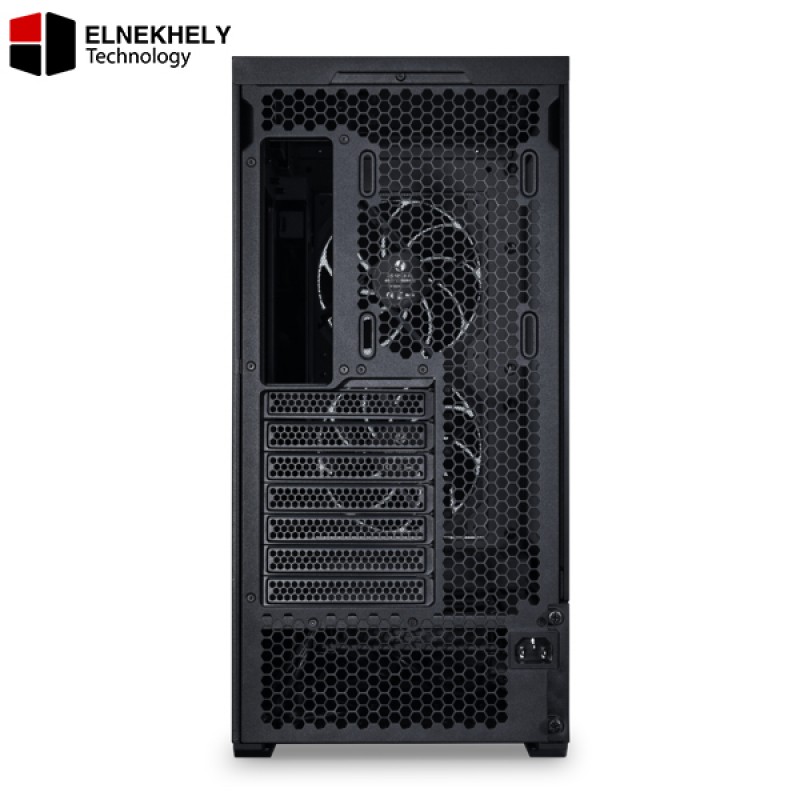 Lian Li Lancool 207 Digital Mid-Tower Gaming Case – Built-In Digital Display, High-Airflow Mesh Design, Tempered Glass Side Panel, Premium Cooling Support
