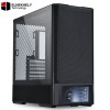 Lian Li Lancool 207 Digital Mid-Tower Gaming Case – Built-In Digital Display, High-Airflow Mesh Design, Tempered Glass Side Panel, Premium Cooling Support
