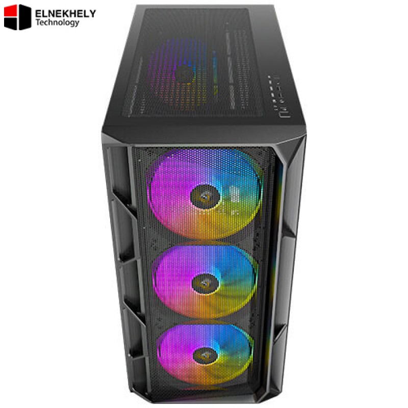 Antec AX1000 Lite Mid Tower Case with 4 ARGB Fans & Antec Atom B750 80+ Bronze PSU Bundle – Black Antec AX1000 Lite Mid Tower Case with 4 ARGB Fans & Antec Atom B750 80+ Bronze PSU Bundle – Black