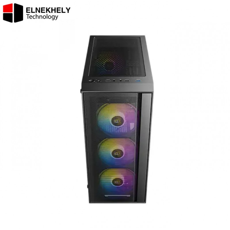 Antec AX65 ARGB Mid Tower Case + Antec Atom B750 PSU - Black