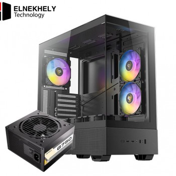 Antec CX705 ARGB Mid Tower Gaming Case with Atom G750 750W 80 Plus Gold PSU