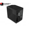 HYTE Y70 Black Mid Tower Case – Modern Aesthetic Gaming PC Case with Dual-Chamber Design, Included PCIe 4.0 Riser Cable, Tempered Glass Panels