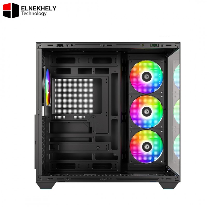 ID-COOLING VIEW 510 4 Fan PWM ARGB Black Mid Tower Case ID-COOLING VIEW 510 4 Fan PWM ARGB Black Mid Tower Case
