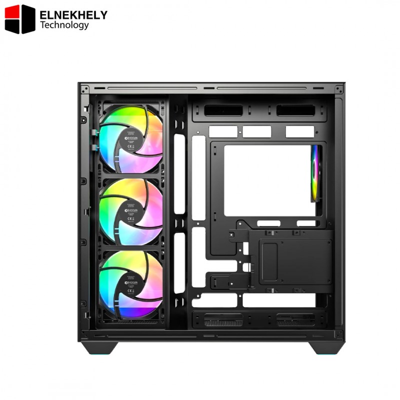 ID-COOLING VIEW 510 4 Fan PWM ARGB Black Mid Tower Case ID-COOLING VIEW 510 4 Fan PWM ARGB Black Mid Tower Case