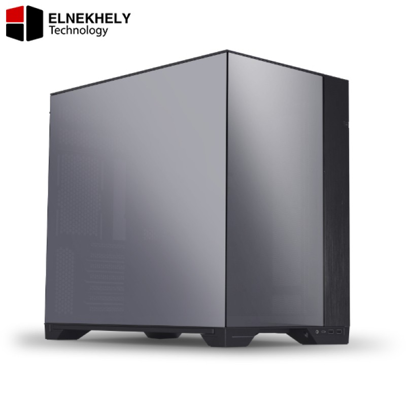 Lian Li O11 Vision Chrome Black Mid Tower – Triple Seamless Glass Lian Li O11 Vision Chrome Black Mid Tower – Triple Seamless Glass