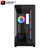 Lian Li Vector V100R Black Mid-Tower Gaming Case – ATX / E-ATX / Micro-ATX Support, Tempered Glass Side Panel, High Airflow Design, Advanced Cooling Support
