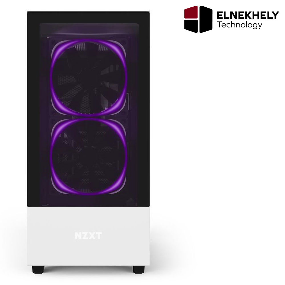 NZXT H5 Elite Matte White - Chassi - Miditower - Vit