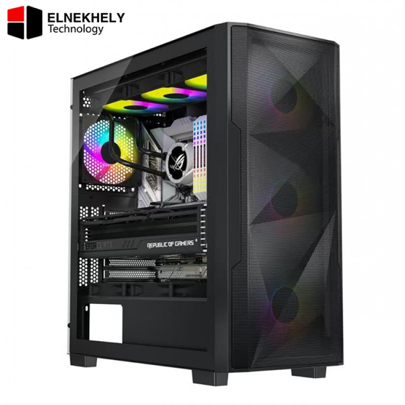 Xander Velox Flow Black E-ATX Gaming Case with 750W PSU Xander Velox Flow Black E-ATX Gaming Case with 750W PSU