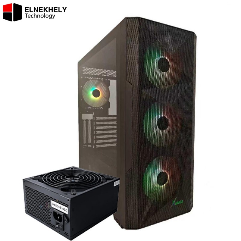 Xander Velox Flow Black E-ATX Gaming Case with 750W PSU Xander Velox Flow Black E-ATX Gaming Case with 750W PSU