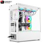 Xander Jupiter ARGB White Panoramic Mid-Tower Case with 750W PSU Xander Jupiter ARGB White Panoramic Mid-Tower Case with 750W PSU