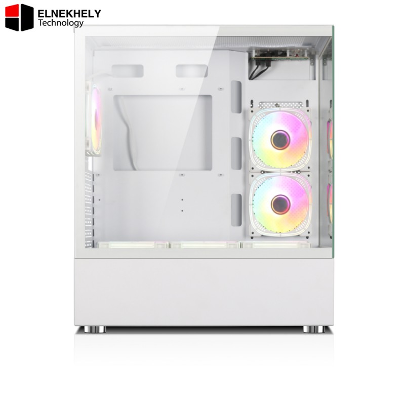 Xander Jupiter ARGB White Panoramic Mid-Tower Case with 750W PSU Xander Jupiter ARGB White Panoramic Mid-Tower Case with 750W PSU