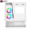 Xander Jupiter ARGB White Panoramic Mid-Tower Case with 750W PSU Xander Jupiter ARGB White Panoramic Mid-Tower Case with 750W PSU