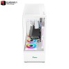 Xander Jupiter ARGB White Panoramic Mid-Tower Case with 750W PSU Xander Jupiter ARGB White Panoramic Mid-Tower Case with 750W PSU