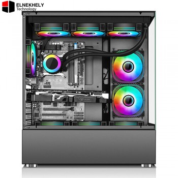 Xander Jupiter ARGB Black – Dual-Chamber Mid-Tower Showcase, 750W PSU Included, Dual Tempered Glass Xander Jupiter ARGB Black – Dual-Chamber Mid-Tower Showcase, 750W PSU Included, Dual Tempered Glass