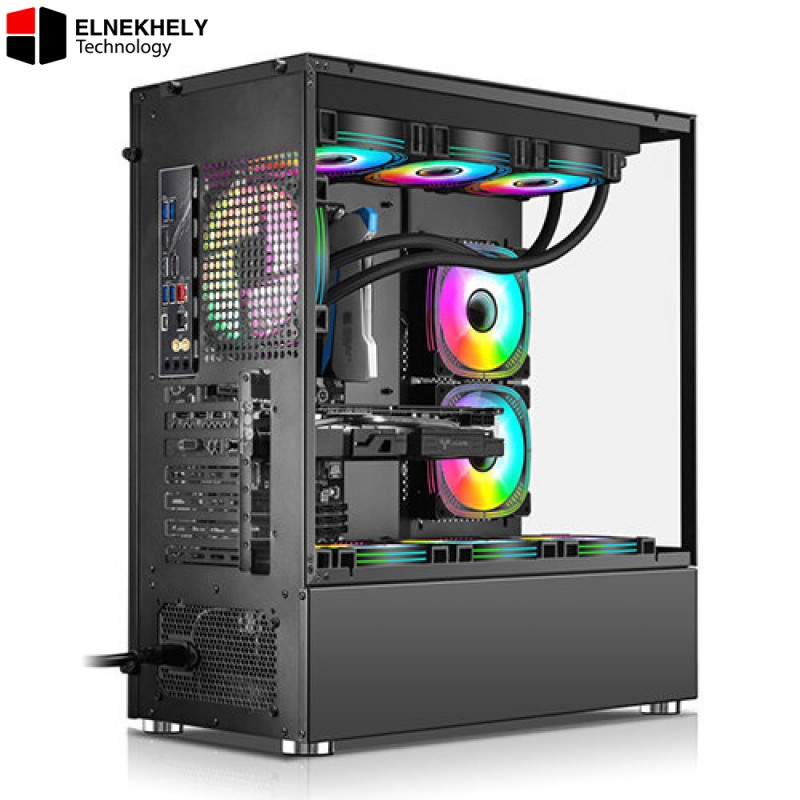 Xander Jupiter ARGB Black Panoramic Mid-Tower Case with 850W PSU Xander Jupiter ARGB Black Panoramic Mid-Tower Case with 850W PSU
