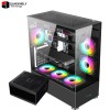 Xander Jupiter ARGB Black Panoramic Mid-Tower Case with 850W PSU Xander Jupiter ARGB Black Panoramic Mid-Tower Case with 850W PSU