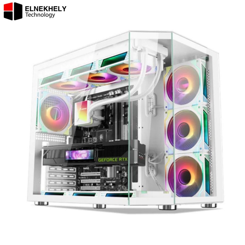 Xander Crystal Arctic E-ATX Gaming Case – 850W PSU – 7 ARGB Fans Xander Crystal Arctic E-ATX Gaming Case – 850W PSU – 7 ARGB Fans