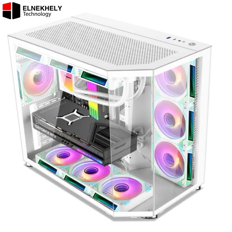 Xander Crystal Arctic E-ATX Gaming Case – 850W PSU – 7 ARGB Fans Xander Crystal Arctic E-ATX Gaming Case – 850W PSU – 7 ARGB Fans