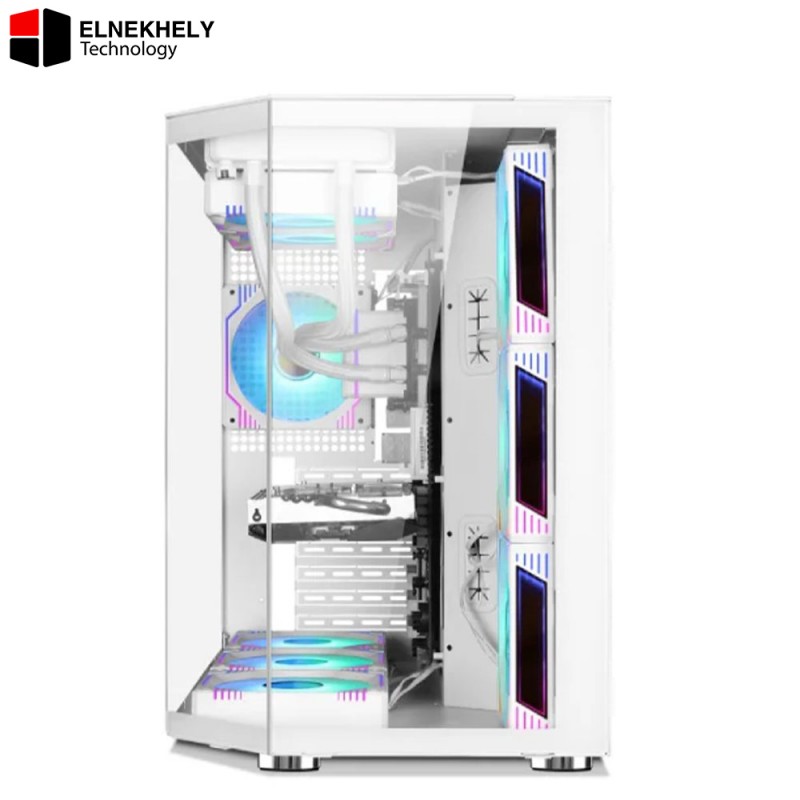 Xander Crystal Arctic E-ATX Gaming Case – 850W PSU – 7 ARGB Fans Xander Crystal Arctic E-ATX Gaming Case – 850W PSU – 7 ARGB Fans