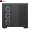 DarkFlash DLX4000 Glass White E-ATX Case | 9 ARGB Fans Included