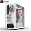 darkflash DK260 Air White ATX Case + 4 ARGB Fans