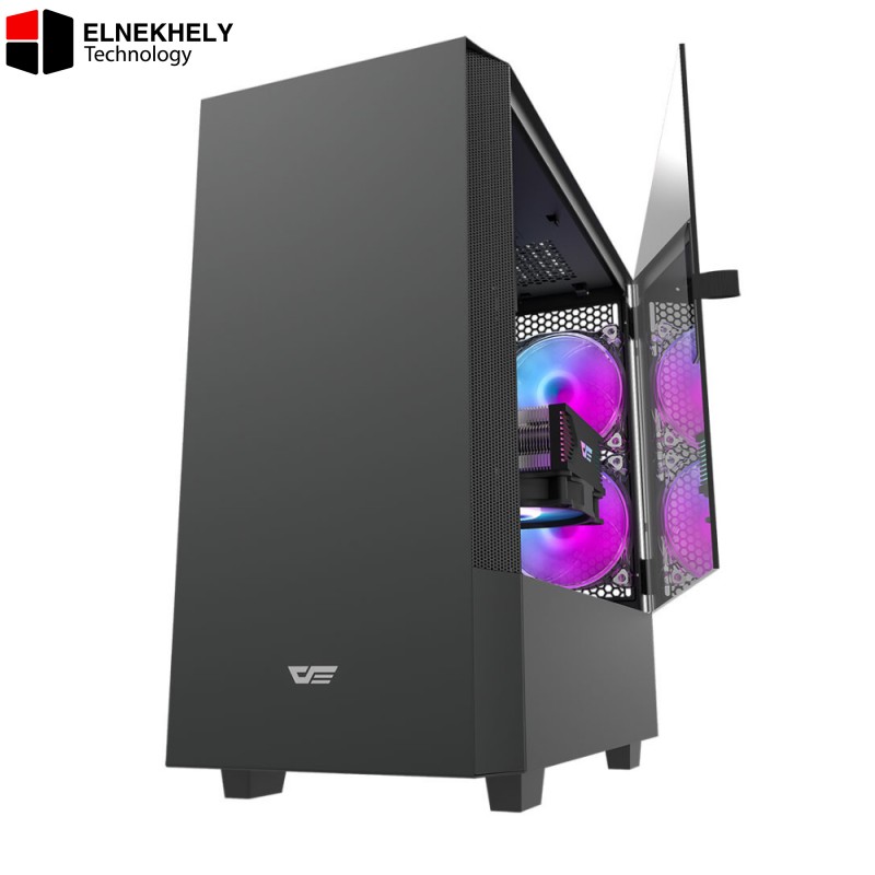 darkflash DLV22 Black ATX Case – Vertical Motherboard Mount Edition darkflash DLV22 Black ATX Case – Vertical Motherboard Mount Edition